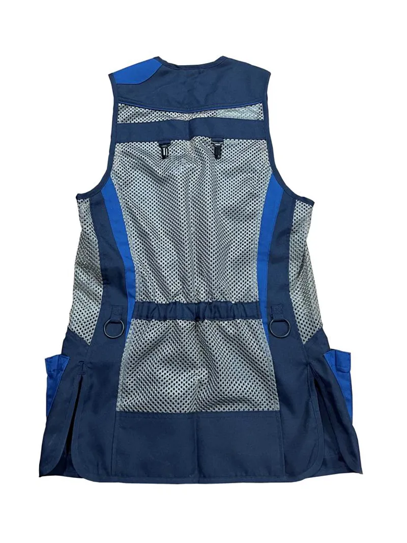 Tagami Right Handed Navy Blue and Grey Clay Shooting Vest -1